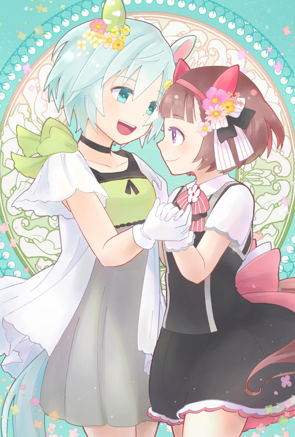 スカイちゃんとニシノちゃん