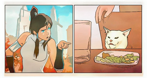 Korra and cat