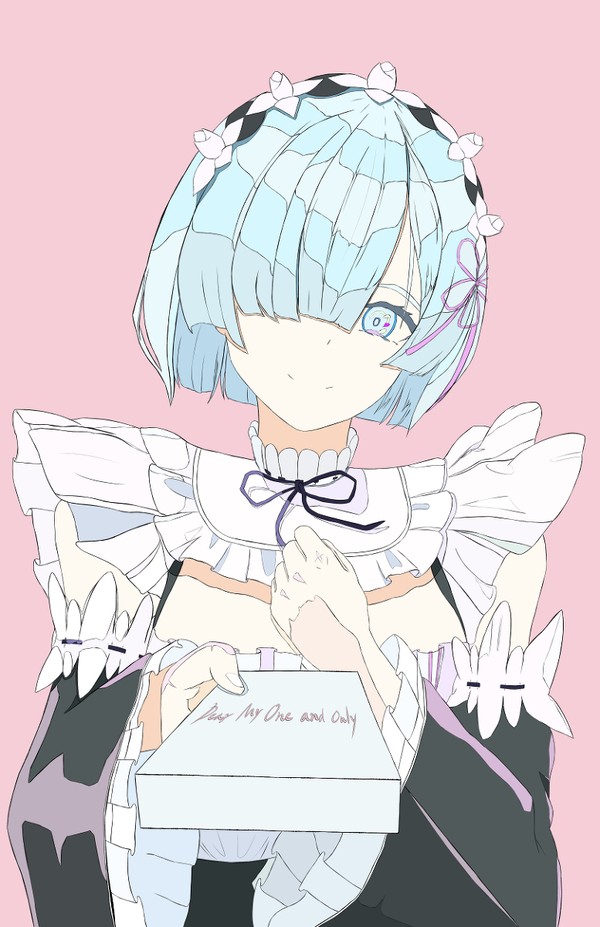 レム バレンタインイラスト