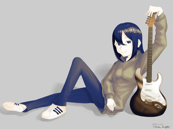 ギターと女の子