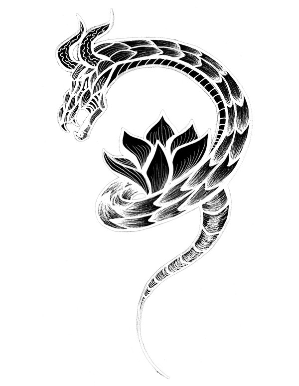 Black Horned Snake