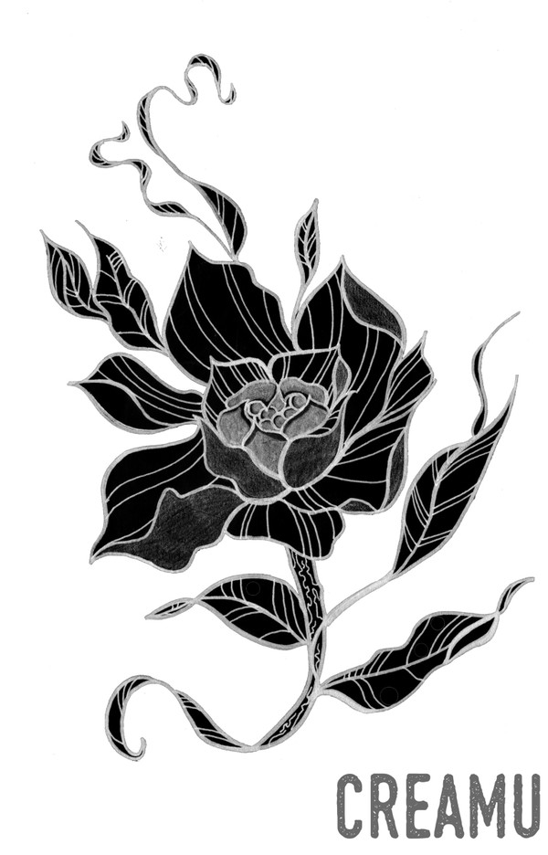 Black Smokey Flower