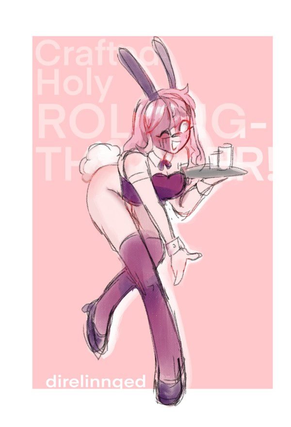 (doodle) bunnygirl sarvente