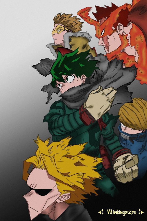 BNHA Manga coloring