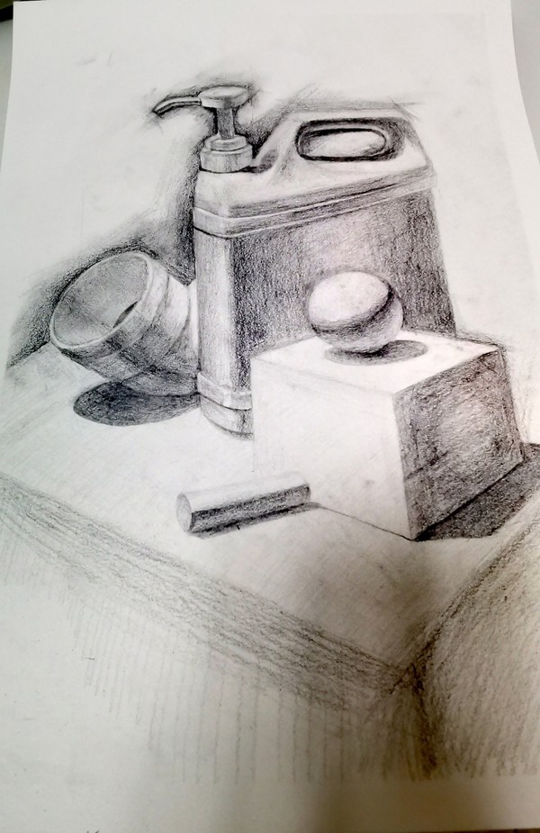 第一次尝试组合静物
