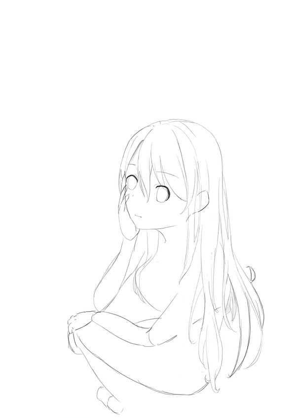 髪の練習