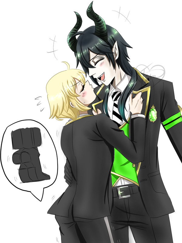Too Tall! Malleus x Yuu ♀