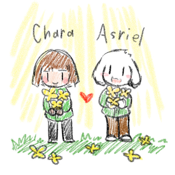 Chara和Asriel