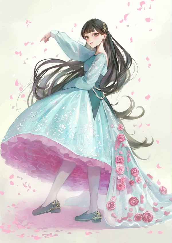 春のドレス
