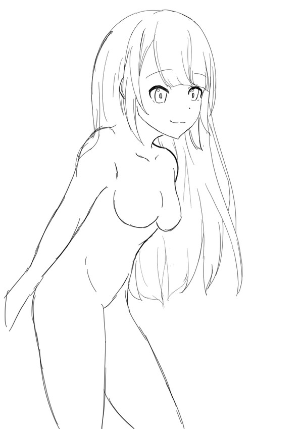 髪の練習