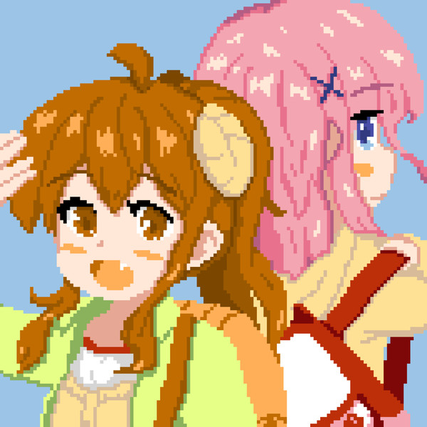 シャミ桃ドット絵