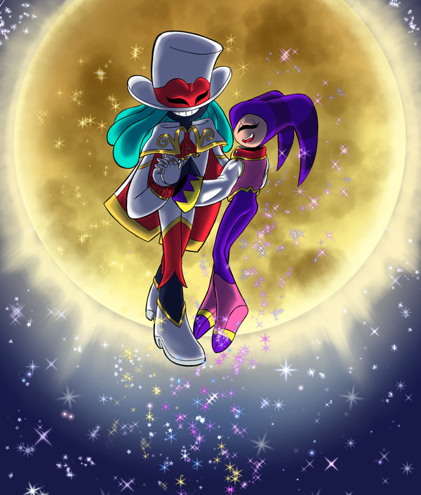 Slow dancing in the bright moon