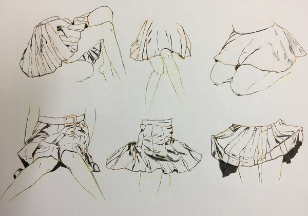 skirt study スカート研究 #1