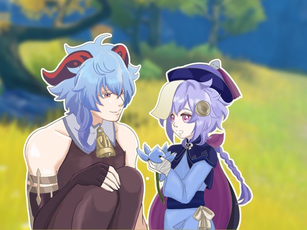 [Genderbender] Qiqi & Ganyu