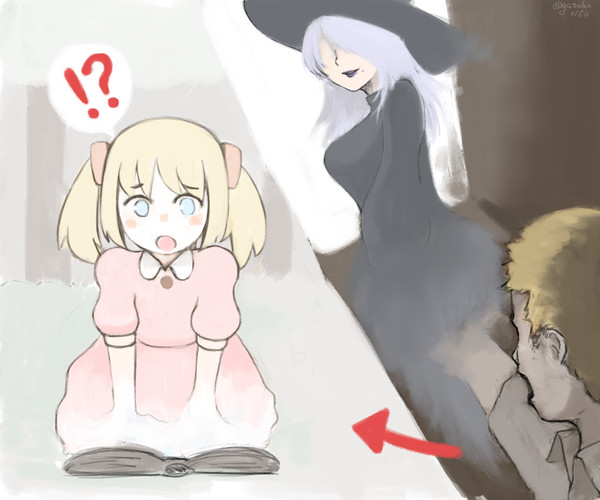 【Skeb】魔女の身代わりに絵本の中へ