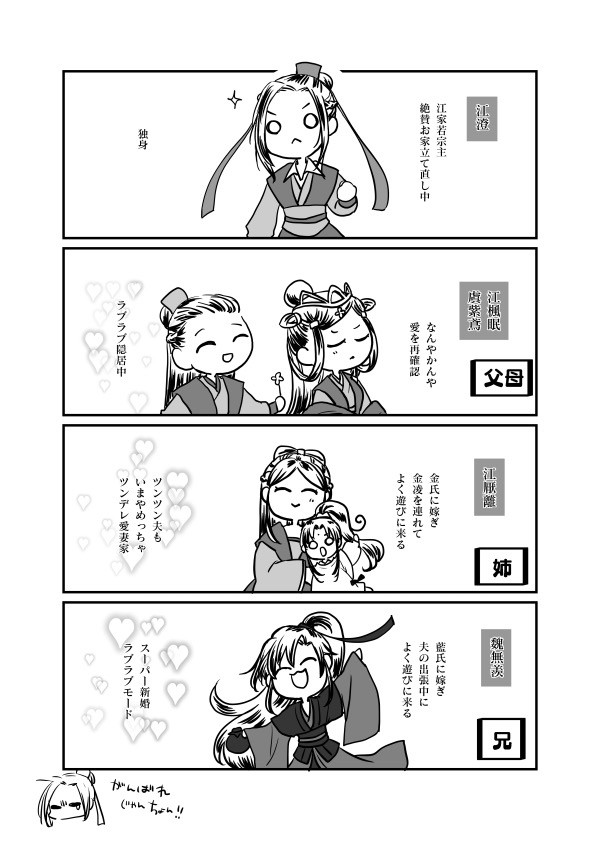 みんないる江家