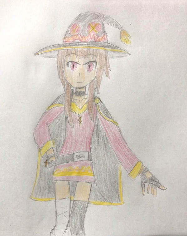 めぐみん描いてみた