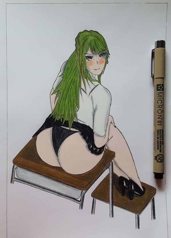 Littorio sitting at your desk