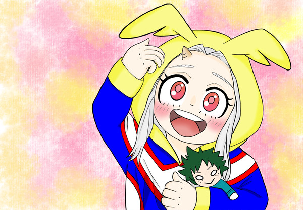 ⚠️捏造注意⚠️壊理ちゃんに幼少期デクが着ていたお洋服着せてみた