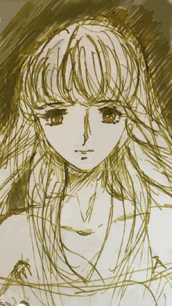 インクでお絵描き