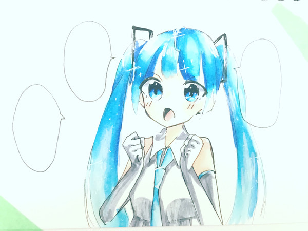 頑張るミクちゃん