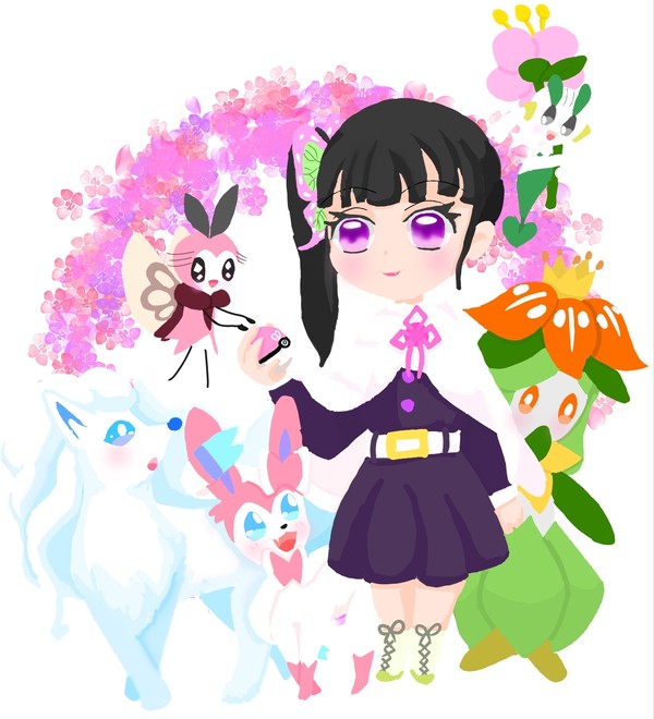 【ポケモン X鬼滅の刃】 栗花落カナヲ