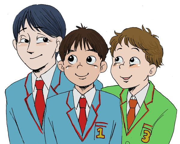 兄弟みたいな3台組