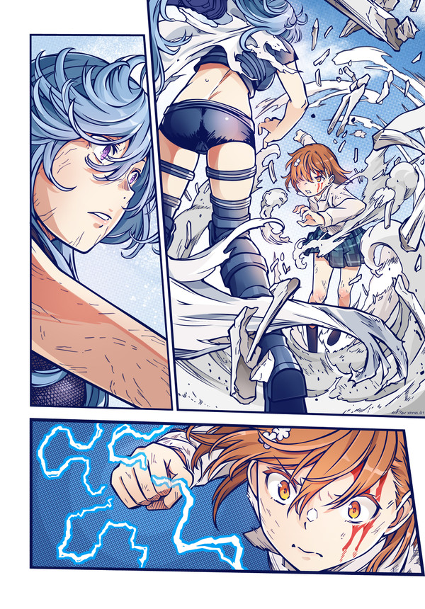 misaka mikoto vs shundan kimi