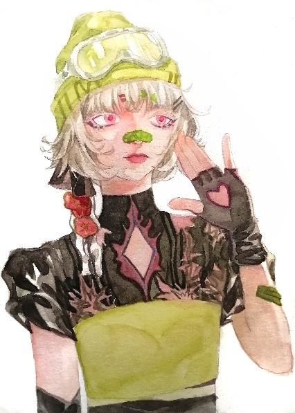 美女がこんにちはと言う
