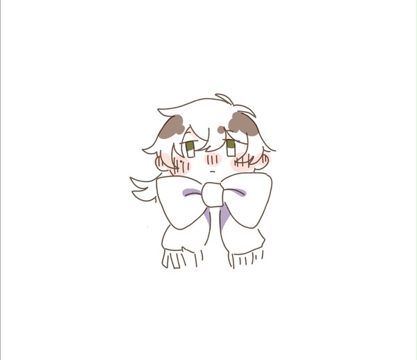リボンマフラー葡