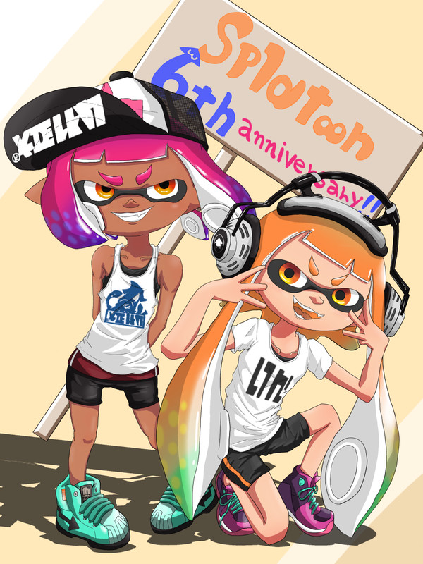スプラトゥーン6周年おめでとう!!!