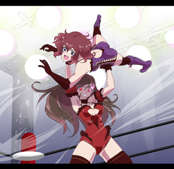 【学園女子】橘玲美vs大河内沙代子【プロレス】