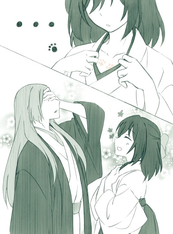 「足痕」挿し絵②