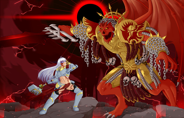 WH40K - Grey Knight vs Angron