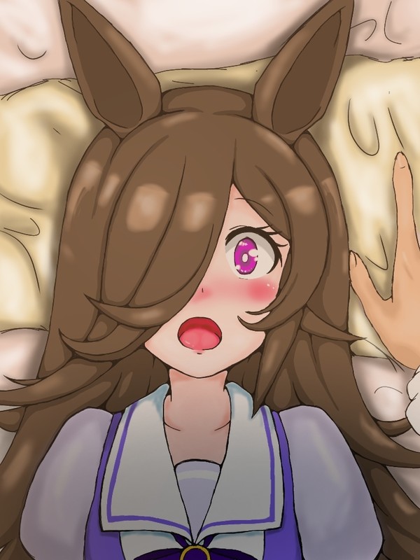 ライスシャワーを押し倒してみた