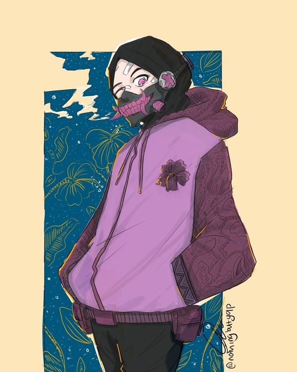 when cyberpunk meets batik
