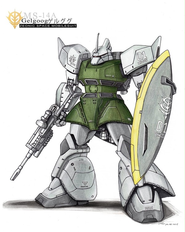 雷洛のガンダム絵本 - MS-14A 量産型ゲルググ