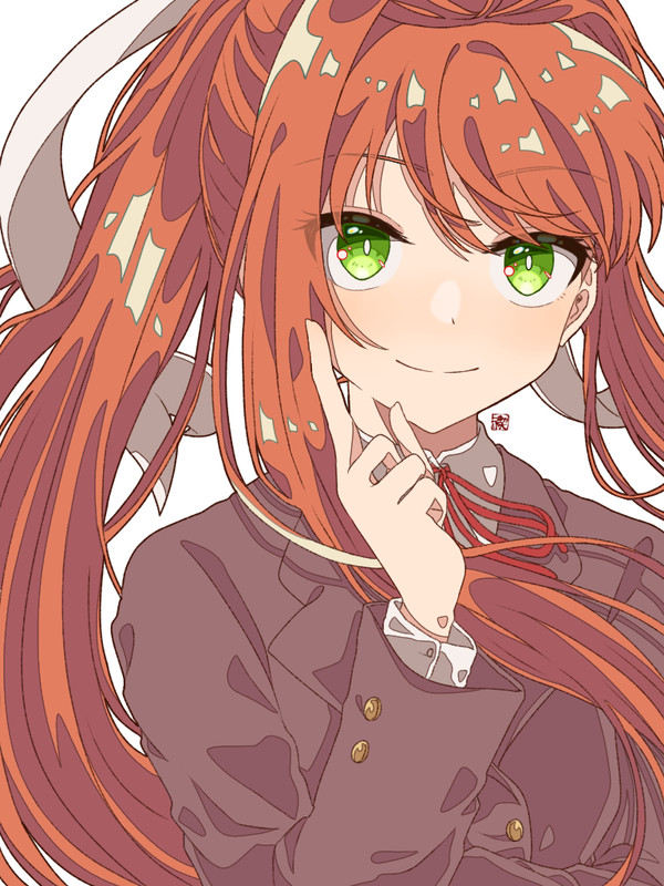 ｷﾘｯとしたﾓﾆｶも描きたかった