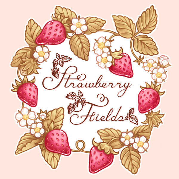 筆記体フォント「StrawberryFields」