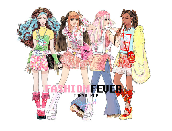Barbie fashion fever Tokyo pop