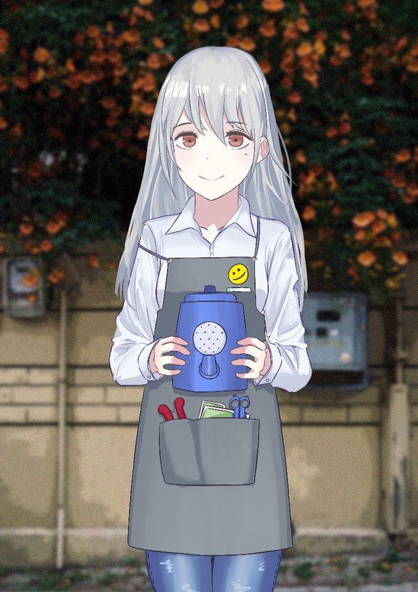 花と少女