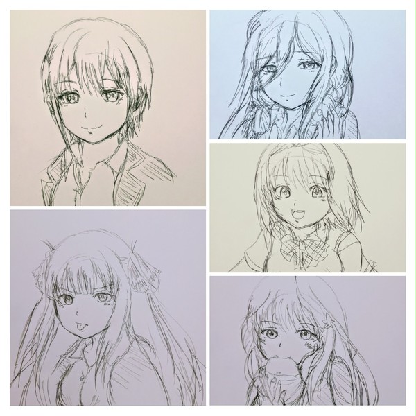 五等分の花嫁落書き