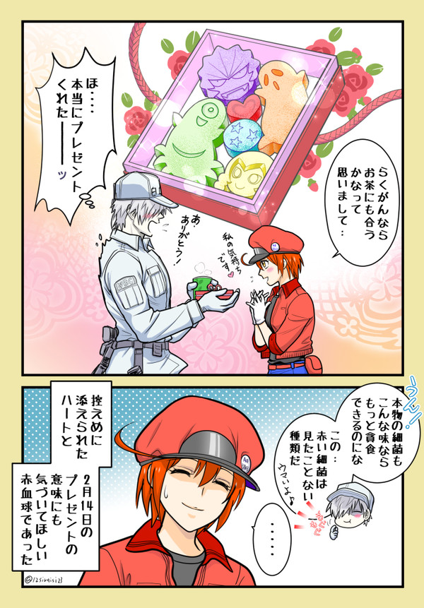 白赤バレンタインデー
