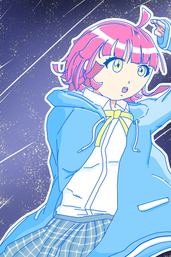 りなりーと見る夜空