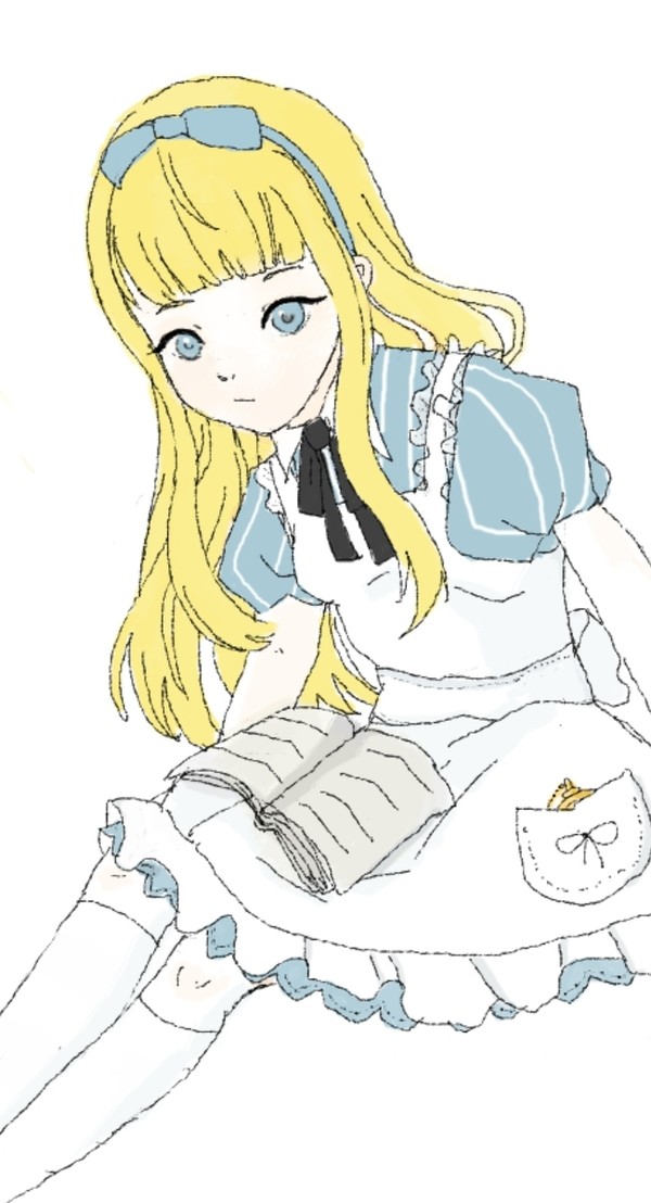 Alice in wonderland sketch