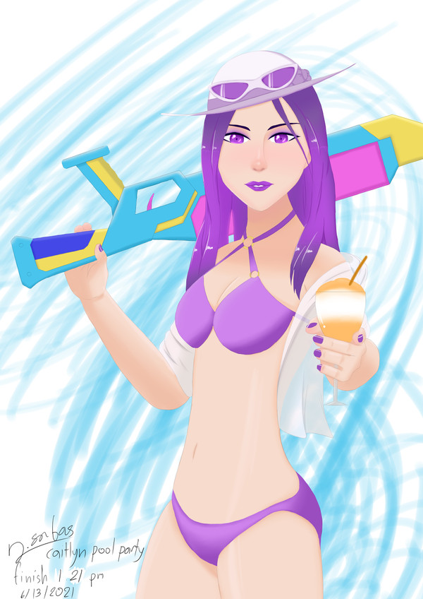 caitlyn pool party