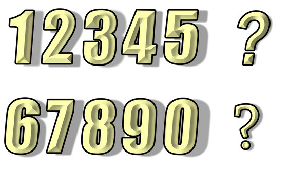 游戏王GX 计分板用字体 / 遊戯王GX　ゲージ用フォント
