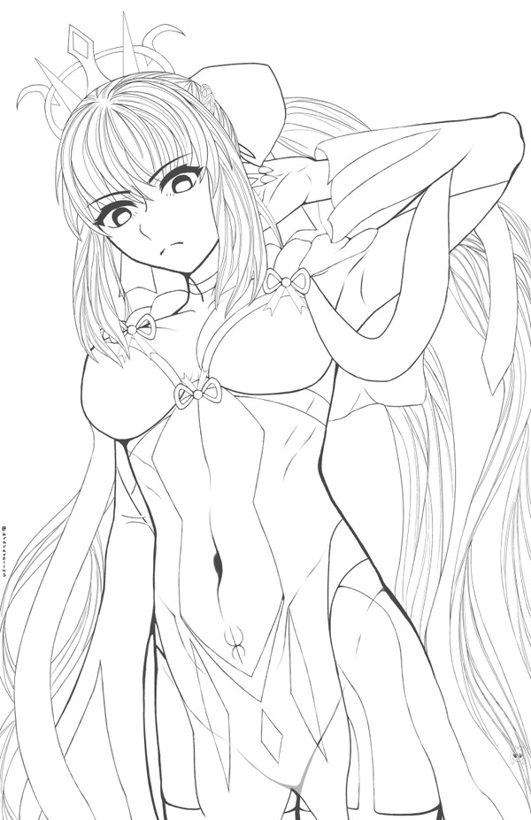 モルガン[線画]