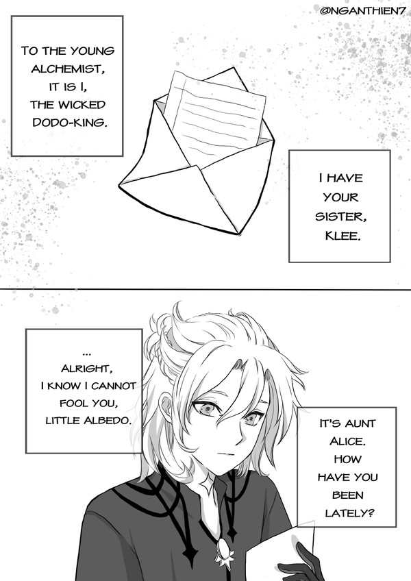 Alice's letter to Albedo