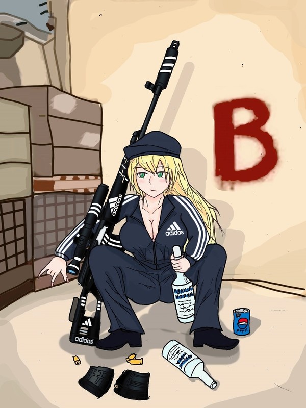 SlaV-girl and her sniper loadout